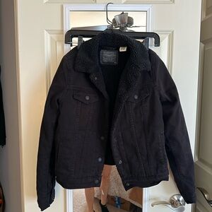 Levi's Black Sherpa Jacket